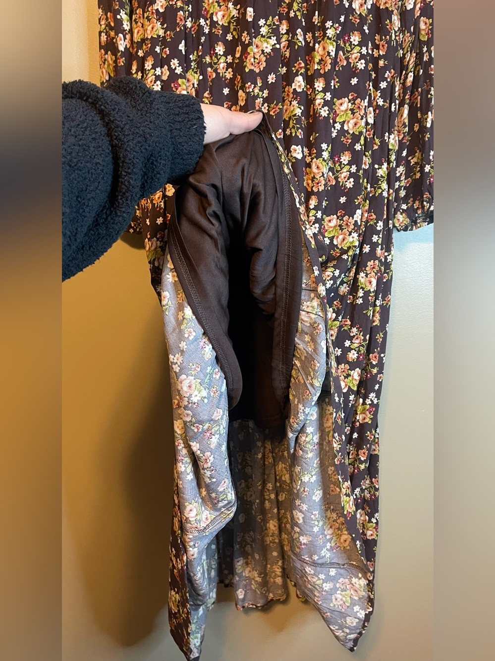 Listicle Finally Fall Baby Doll Floral Dress - Picture 8 of 12